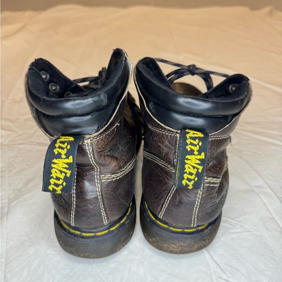 Dr. Martens Men's Brown Leather Boots - Picture 3 of 7